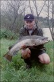Michael 'Cautious' O'Malley with his 11lb brown trout. North Island.
