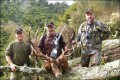 Ronnie, Dirt and Dave with Dirt's 24 pt. 370 SCI red stag.