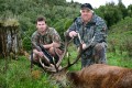 Outfitter Jason Kidd and Charlie Ingram with his 6x7 free range Red St
