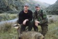 Eddie Burchett and Dirt King with Eddie's Chamois in Canterbury