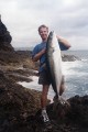 Evan Sinclair with 48lb Kingfish North Island