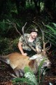 Matt Poma with 5x5 free range Red Stag South Island 