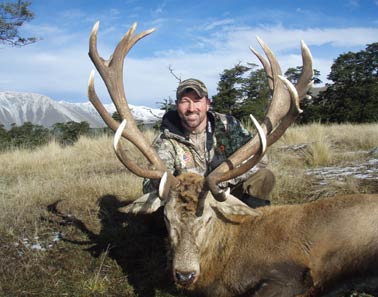 Scott Ford with his Red Stag